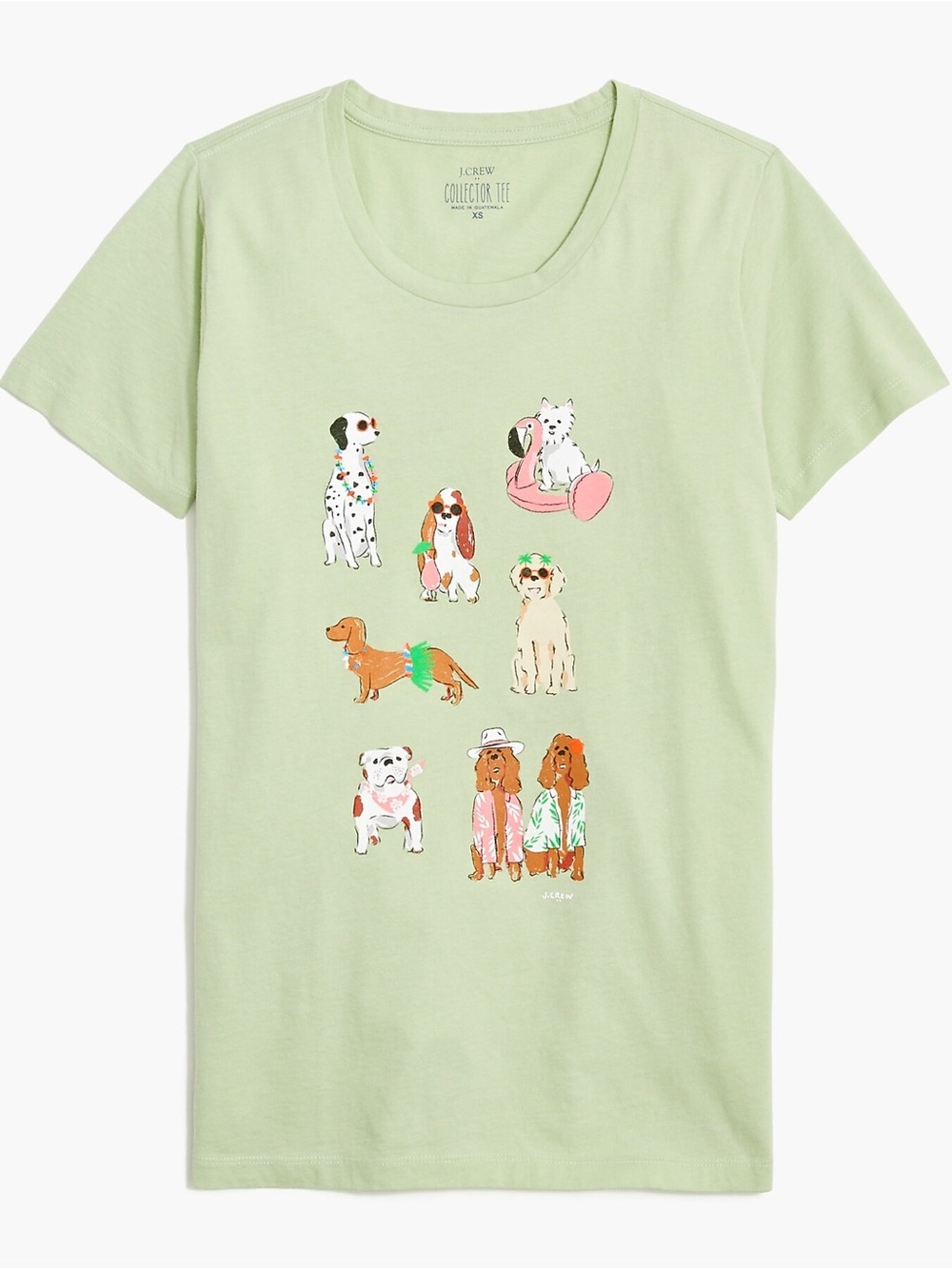 J.Crew Summer Dogs Collector Tee. 3X